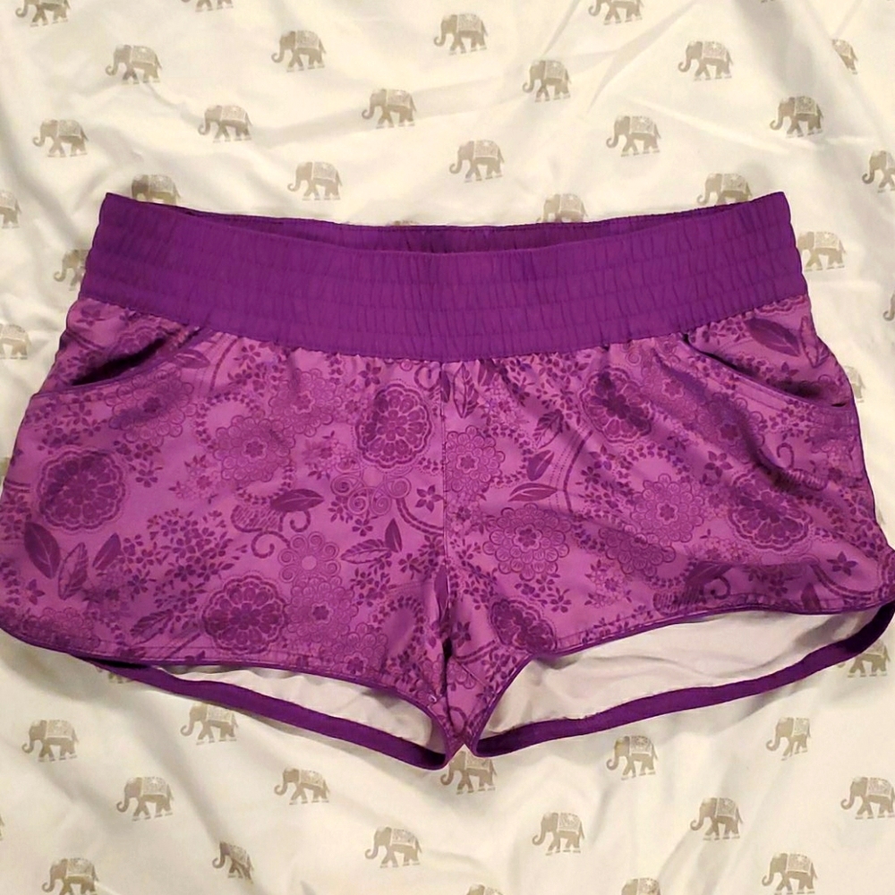 Purple shorts
